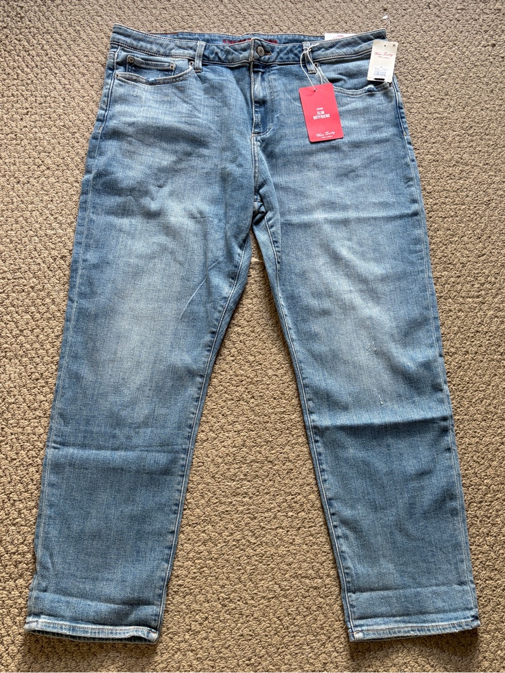Lucky Brand Sienna Slim Boyfriend Jeans – Size 16/33 – New With Tags